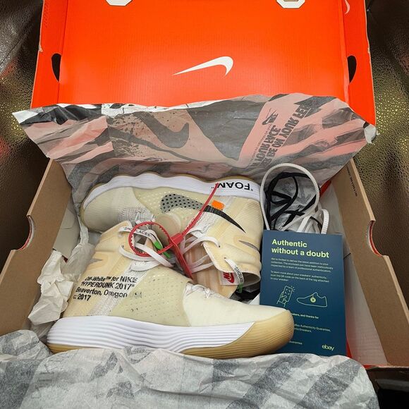 Nike Off-White x Hyperdunk 2017 Flyknit The Ten (Box + Laces Included) Size 8.5 main image 7